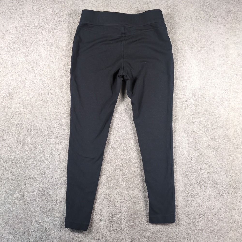 Lauren Ralph Lauren Leggings Womens M Black Athletic Yoga Training Elastic Waist - Picture 2 of 6